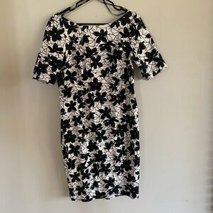 Black and white dress